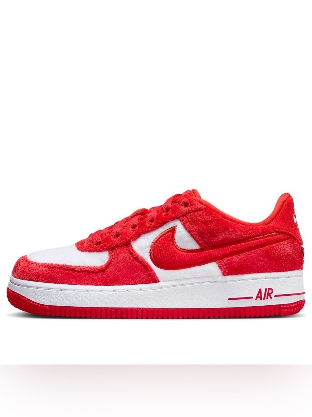 Nike Air Force 1 Low Valentine's Day Fleece 2024 Kids Size 4Y